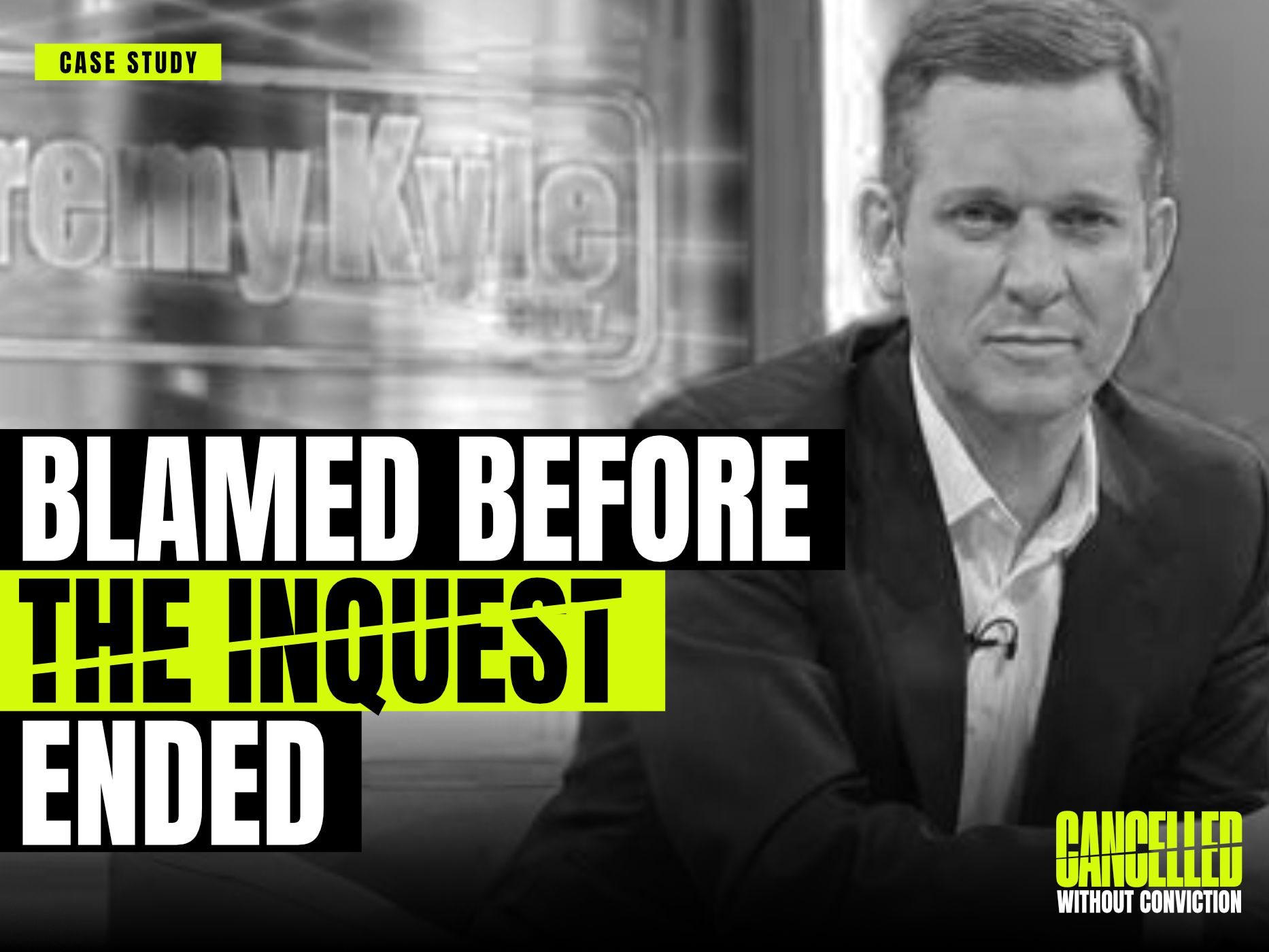 BLAMED BEFORE THE INQUEST ENDED