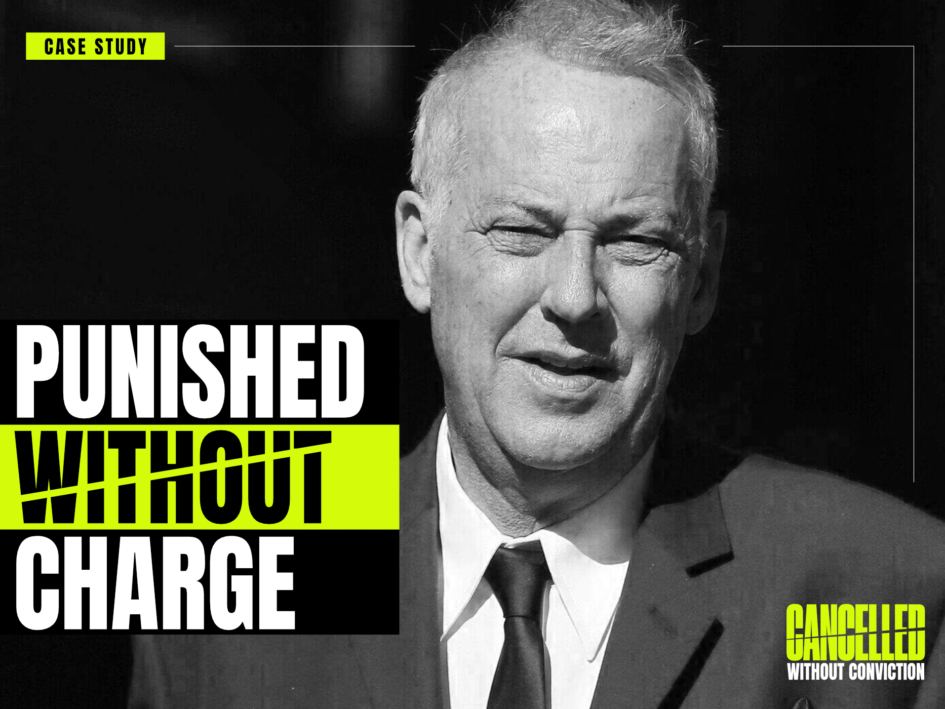 PUNISHED WITHOUT A CHARGE EVER BROUGHT